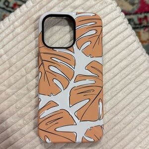 Casely iPhone 15 pro max palm leaves phone case